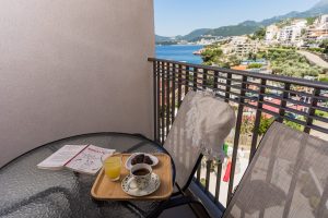 Apartman sa jednom spavaćom sobom sa balkonom sa djelimičnim pogledom na more 4