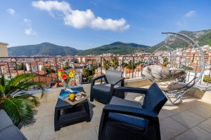 Deluxe apartman sa jednom spavaćom sobom i bočnim pogledom na more